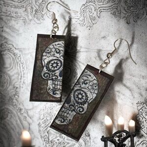 5 For $25💫Sugar Skull Earrings